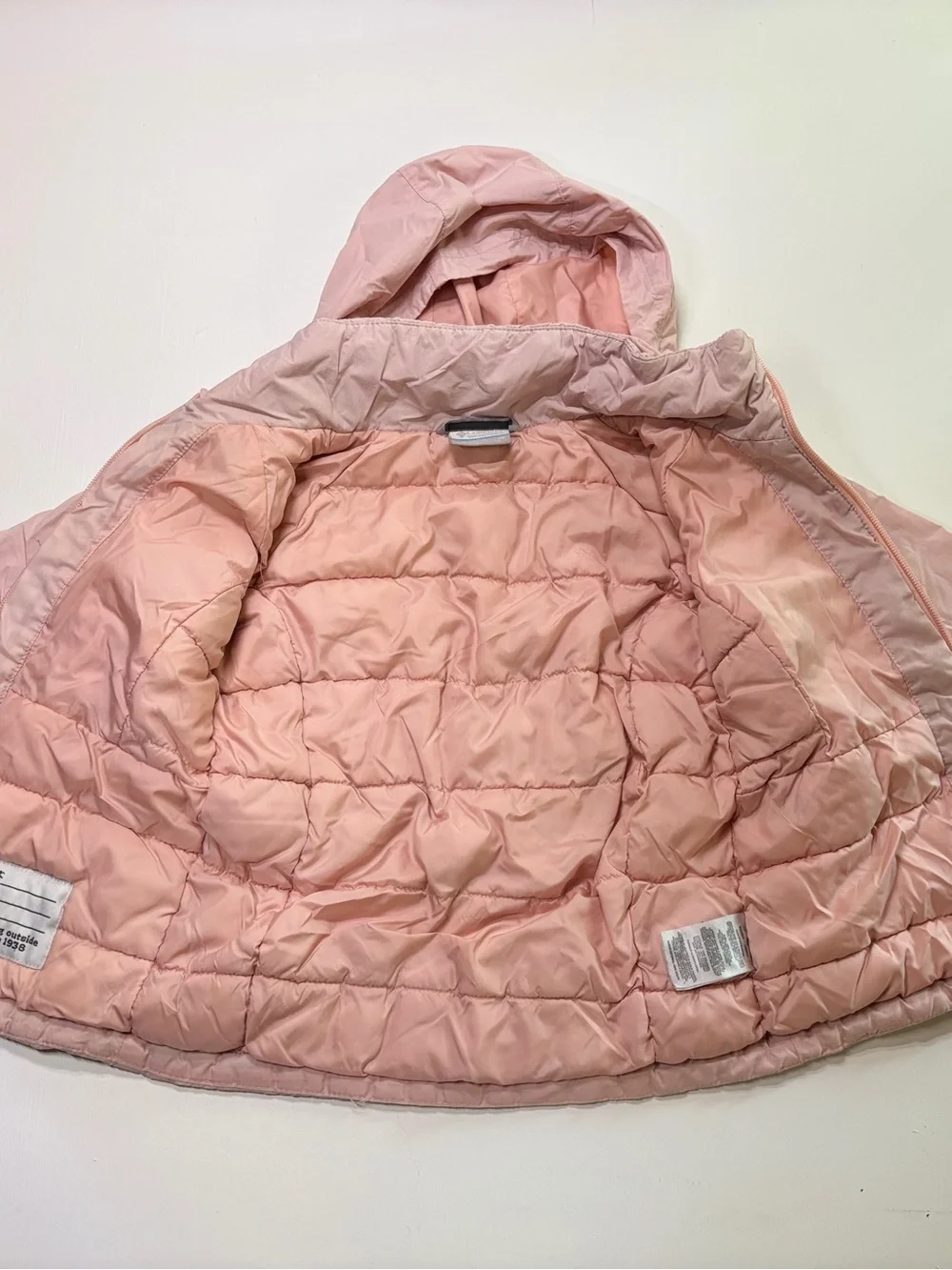 Columbia Girls XS Pink Quilted Hooded Puffer Jacket